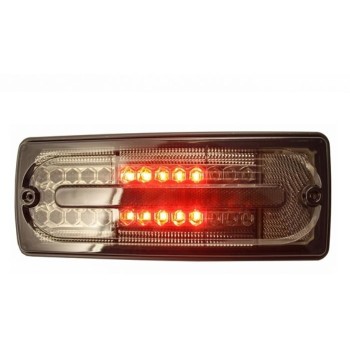 Πίσω φανάρια led για Mercedes W461/W463 G-CLASS (1990-2012) - φιμέ - σετ 2τμχ.