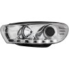 Φανάρια εμπρός led για Vw Scirocco (2008+) , με λάμπες (Η1) - σετ 2τμχ.