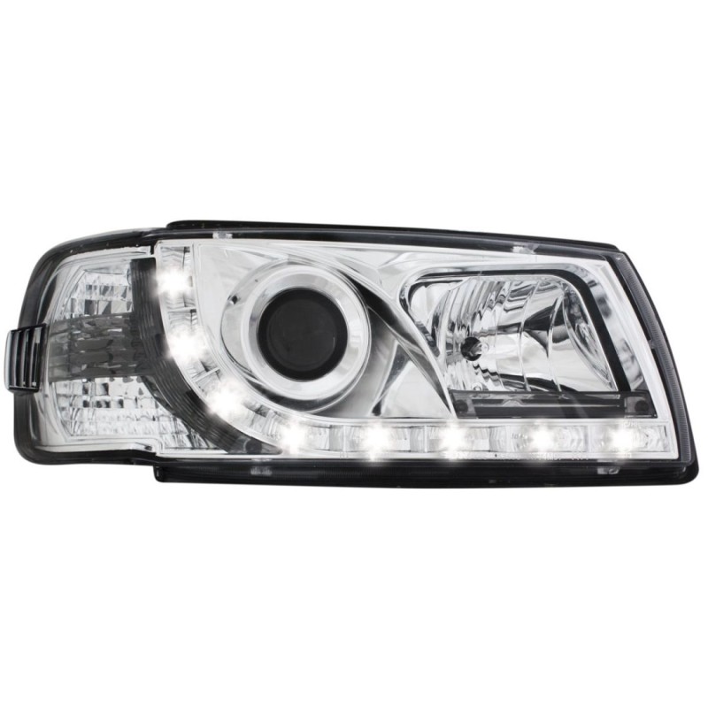 Φανάρια εμπρός led για Vw Transporter T4 (1997-2003) , με λάμπες (Η1) - σετ 2τμχ.