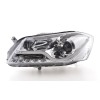 Φανάρια εμπρός led για Vw Passat B7 (2010-2014) - chrome , με λάμπες (Η1) - σετ 2τμχ.