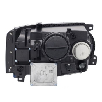 Φανάρια εμπρός led angel eyes για Land Rover Vogue ((2002-2009) - μαύρα , με λάμπες (Η1) - σετ 2τμχ.