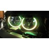 RGB δαχτυλίδια angel eyes led για BMW E46 coupe (1998-2003) / BMW E46 Sedan, Combi (1998-2005) - με τηλεχειρισμό για αλλαγή χρωμάτων