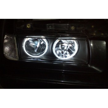 Δαχτυλίδια angel eyes CCFL για BMW E36/E38 / E39 - Λευκό χρώμα