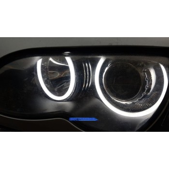 Δαχτυλίδια angel eyes για  BMW E46 coupe (1998-2003) / BMW E46 Sedan, Combi (1998-2005) - lightbar design - Λευκό χρώμα