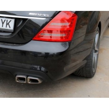 Πίσω προφυλακτήρας για Mercedes W221 S-class  (2005-2011) - AMG με μπούκες