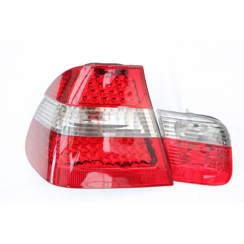 Πίσω φανάρια led για BMW E46 sedan (1998-2001) -φιμέ φλας - σετ 2τμχ.