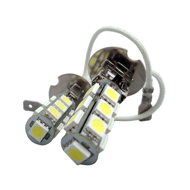 Led λάμπα Η3 με 9 led - 1τμχ.