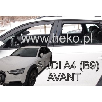 Ανεμοθραύστες για Audi A4 B9 (2016+) combi - 4 τμχ. εμπρός και πίσω