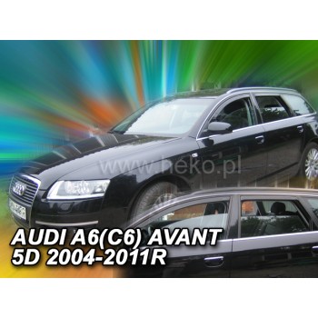 Ανεμοθραύστες για Audi A6 C6 (2004-2011) combi - 4 τμχ. εμπρός και πίσω