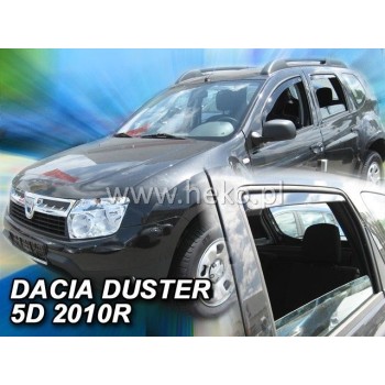 Ανεμοθραύστες για Dacia Duster (2010+) 5 πορτο - 4 τμχ. εμπρός και πίσω