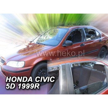 Ανεμοθραύστες για Honda Civic UK (1995-2000) 5 πορτο - 2 τμχ. εμπρός