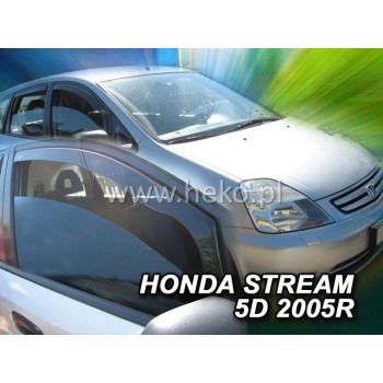 Ανεμοθραύστες για Honda Stream (2000-2007) 5 πορτο - 2 τμχ εμπρός