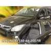 Ανεμοθραύστες για Hyundai i 30 (2007-2012) 5 πορτο - 4 τμχ. εμπρός και πίσω