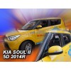 Ανεμοθραύστες για Kia Soul  (2014+) 5 πορτο - 4 τμχ. εμπρός και πίσω