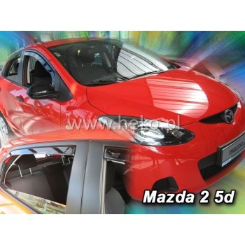 Ανεμοθραύστες για Mazda 121 (1996-2002) 5 πορτο - 2 τμχ. εμπρός