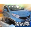 Ανεμοθραύστες για Nissan Note (2013+) 5 πορτο - 4 τμχ. εμπρός και πίσω