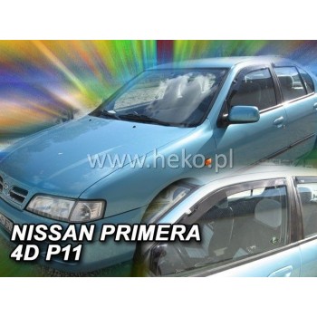 Ανεμοθραύστες για Nissan Primera (1996-2002) sedan , combi - 2 τμχ. εμπρός