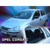 Ανεμοθραύστες για Opel Corsa C (2000-2006) 5 πορτο - 4 τμχ. εμπρός και πίσω