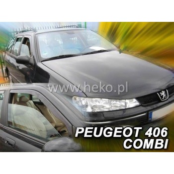 Ανεμοθραύστες για Peugeot 406   (1995+) sedan, Combi - 2 τμχ. εμπρός