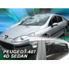 Ανεμοθραύστες για Peugeot 407   (2004+) sedan - 4 τμχ. εμπρός και πίσω