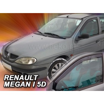 Ανεμοθραύστες για Renault Megane (1995-2002) 5 πορτο , sedan - 2 τμχ. εμπρός