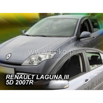 Ανεμοθραύστες για Renault Vel Satis (2001-2009) 5 πορτο - 4 τμχ εμπρός και πίσω