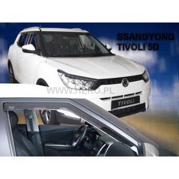 Ανεμοθραύστες για Ssangyong Tivoli / XLV (2015+) 5 πορτο - 2 τμχ εμπρός