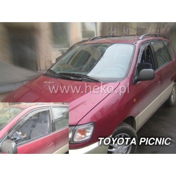 Ανεμοθραύστες για Toyota Picnic (1996-2001) 5 πορτο - 2 τμχ. εμπρός