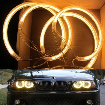 Δαχτυλίδια angel eyes για  (CCFL) για BMW E36 / E38 / E39 - κίτρινο χρώμα