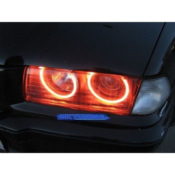 Δαχτυλίδια angel eyes για  (CCFL) για BMW E36 / E38 / E39 - κόκκινο χρώμα