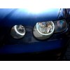 Δαχτυλίδια angel eyes για  BMW E46 compact (2001+) με 66 led - λευκά