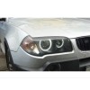 Δαχτυλίδια angel eyes για  BMW X3 (2004-2007) - Λευκό χρώμα