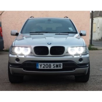 Δαχτυλίδια angel eyes για  BMW  X5 E53 (1999-2004) led - με 140 led