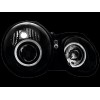 Φανάρια εμπρός angel eyes για Mercedes CLK W208 (1997-2002) με CCFL , με λάμπες (Η1) - σετ 2τμχ.