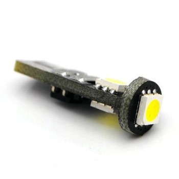 LEd λάμπα τύπου Τ10 με 3 SMD led - CANBUS 5000K - 1τμχ.