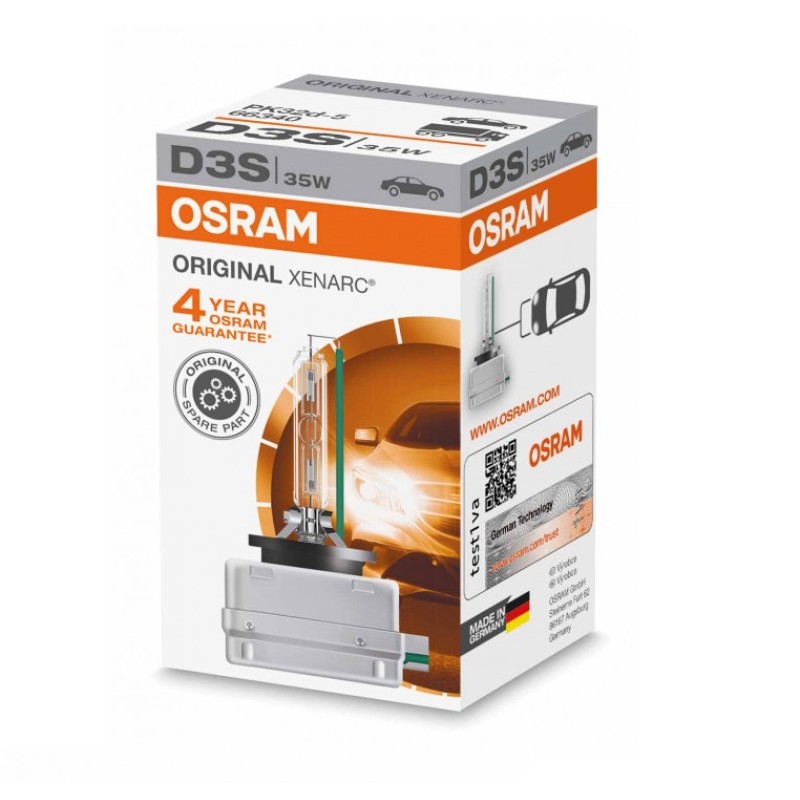 Λάμπα xenon  D3S Osram Xenarc με 4 χρόνια εγγύηση - 1τμχ.