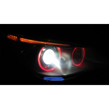 5W led για αυθεντικά angel eyes για BMW E39 / E60 / E53 X5 / E65 / E87 / E63 - κόκκινο χρώμα - 2τμχ.