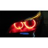 5W led για αυθεντικά angel eyes για BMW E39 / E60 / E53 X5 / E65 / E87 / E63 - κόκκινο χρώμα - 2τμχ.