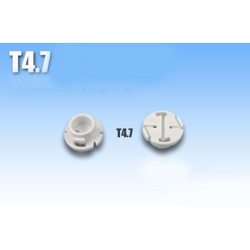 Led λάμπα τύπου T3 2W μπλε - 1τμχ.