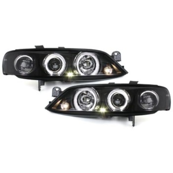 Φανάρια angel eyes εμπρός για Opel Vectra B (1999-2001) , με λάμπες (Η1) - σετ 2τμχ.