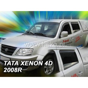 Ανεμοθραύστες για Tata Xenon (2007+) 4 πορτο - 4τμχ. εμπρός και πίσω