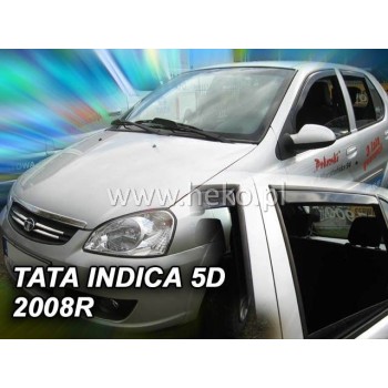 Ανεμοθραύστες για Tata Indica V2 (2007+) Indigo (2002+) 5 πορτο - 4τμχ. εμπρός και πίσω