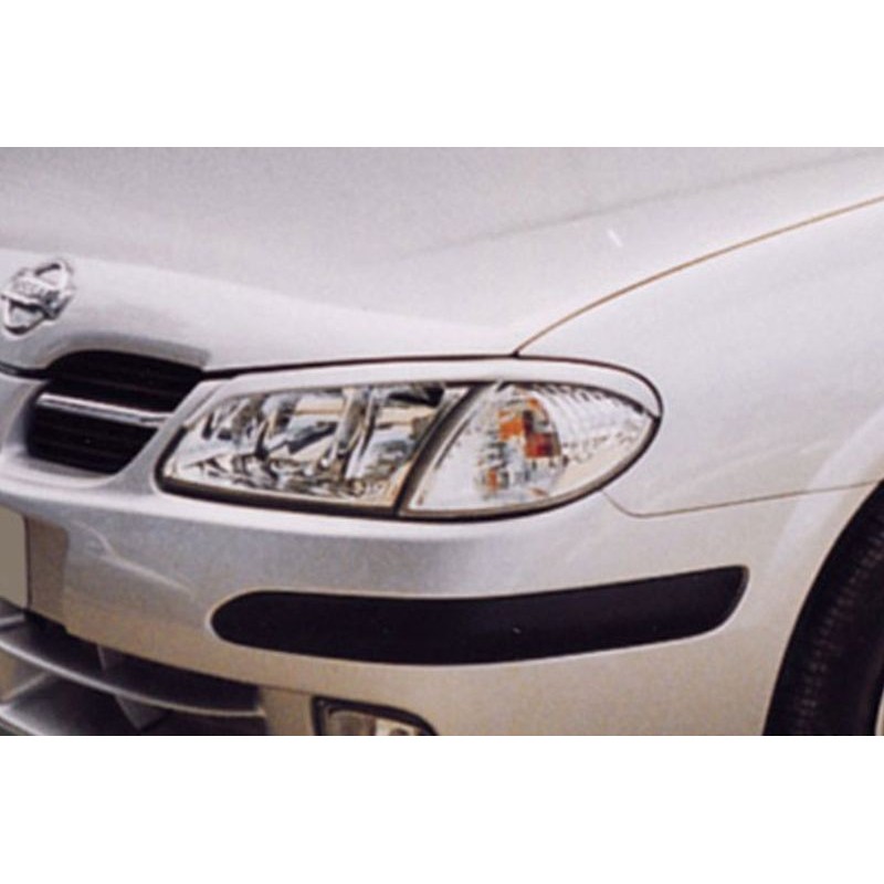 Φρυδάκια φαναριών για  Nissan Almera N16 3d (2000-2003) - μαύρα