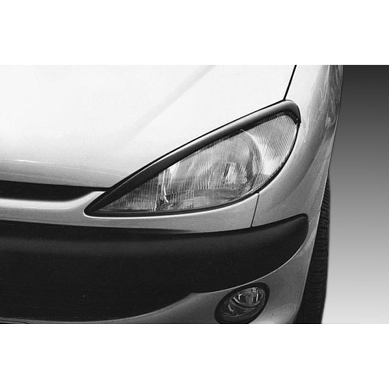 Φρυδάκια φαναριών Peugeot 206 - μαύρα