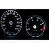 Φωτιζόμενα όργανα για Mercedes ML W163 (1998-2003) - λευκό