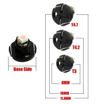 Led λάμπα τύπου T4.7  2W λευκή - 1τμχ.