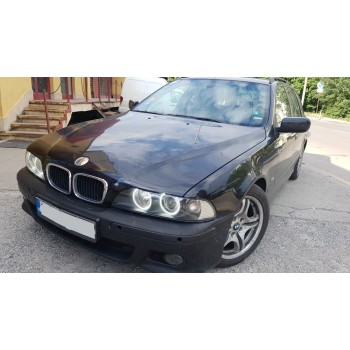 Δαχτυλίδια angel eyes για BMW E39 OEM με εργοστασιακά angel eyes - με 66 led