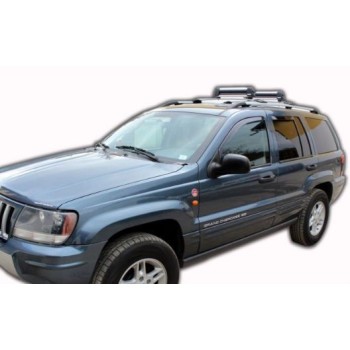 Ανεμοθραύστες για Jeep Grand Cherokee  (1998-2004) 4 τμχ. εμπρός και πίσω