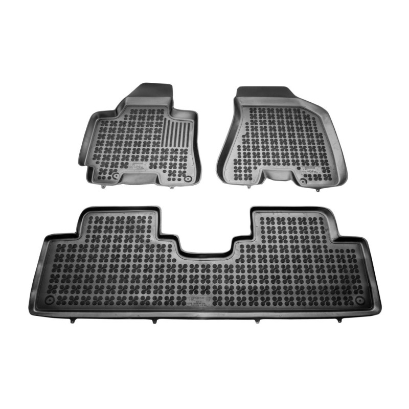 Λαστιχένια πατάκια Rezaw Plast για HYUNDAI Tucson I / KIA Sportage II (2004-2010) - τύπου σκαφάκι - 3τμχ.