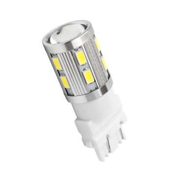 Led λάμπα τύπου Τ25 3156 CANBUS με 16 SMD led και προτζέκτορα 5630 διπλού φωτισμού λευκή - 1τμχ.